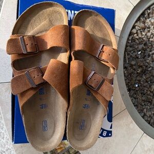 Birkenstock Arizona Mink Suede sandal